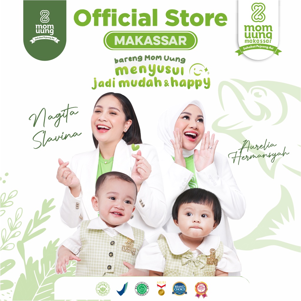 MOM UUNG BREASTPUMP / POMPA ASI PORTABLE DUAL MODE /HANDFREE BREASTPUMP/ MODE PIJAT HISAP / GARANSI 2 TAHUN / HOSPITAL GRADE / MOMUUNG MAKASSAR