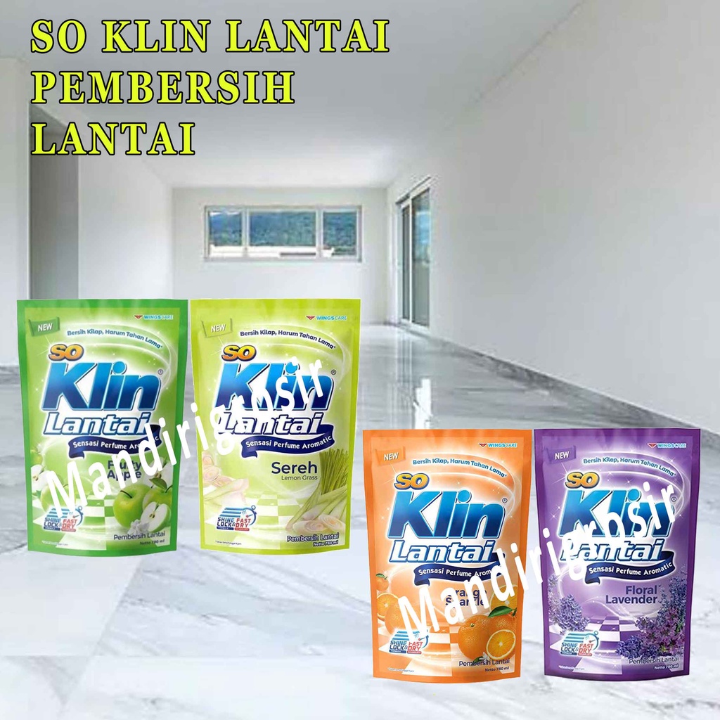 So Klin Lantai* Pembersih Lantai* So Klin* Netto 780ml