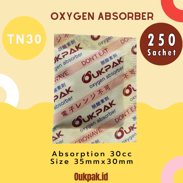 

Past Oukpak Oxygen Absorber 30Cc -3Pak Pengawet Makanan Oksigen Food Grade