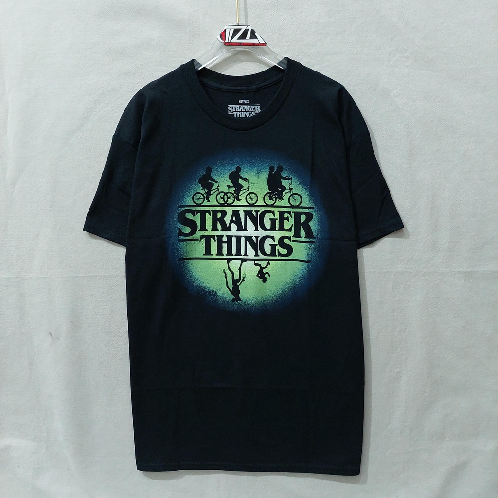 T Shirt Official STRANGER THINGS - UPSIDE DOWN BIKE Original