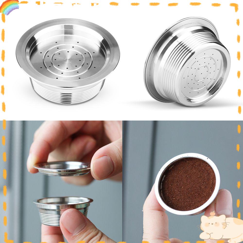 Solighter Coffee Capsule Bar Stainless Steel Espresso Coffee Tamper Kopi Pod Holder Set