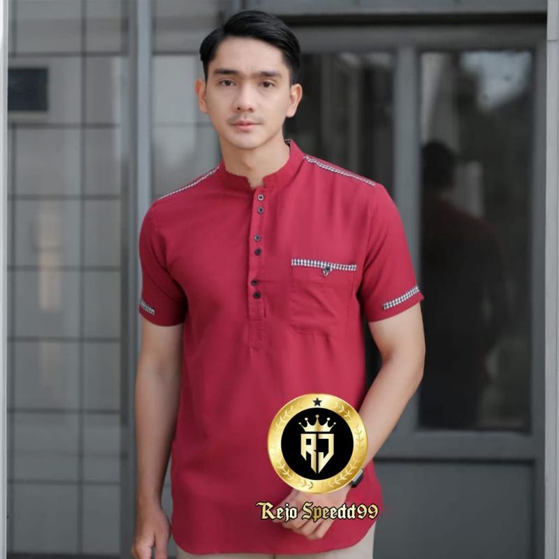 BAJU KOKO TOJI PRIA LENGAN PENDEK DEWASA  ALWI