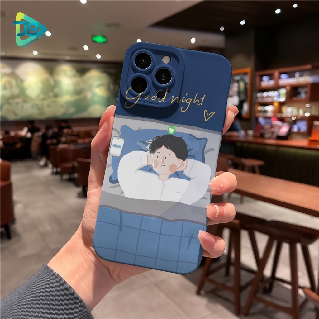 CUSTOM CASE SOFTCASE SILIKON PROCAMERA GOOD NIGHT CUSTOM VIVO Y12 Y15 Y17 Y16 Y12S Y20 Y21S Y91 Y93 Y95 Y91C Y1S Y22 Y35 V25 V25E JB7110