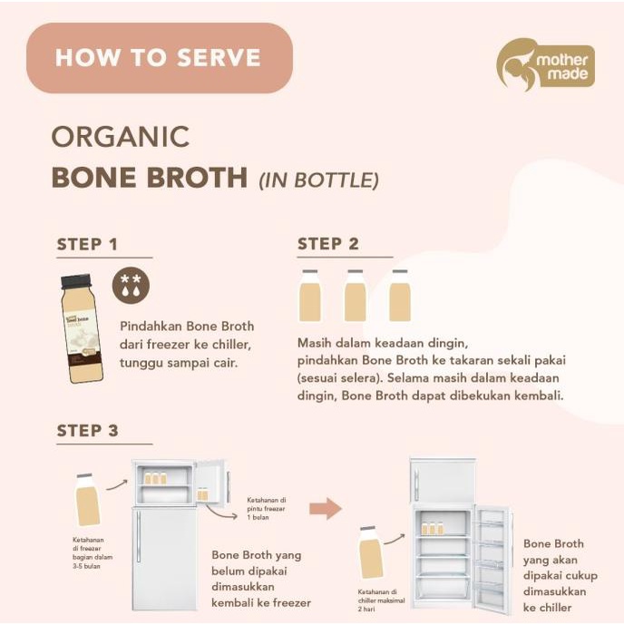

Grass-Fed BEEF Bone Broth - Kaldu Tulang Sapi - (2x250ml)