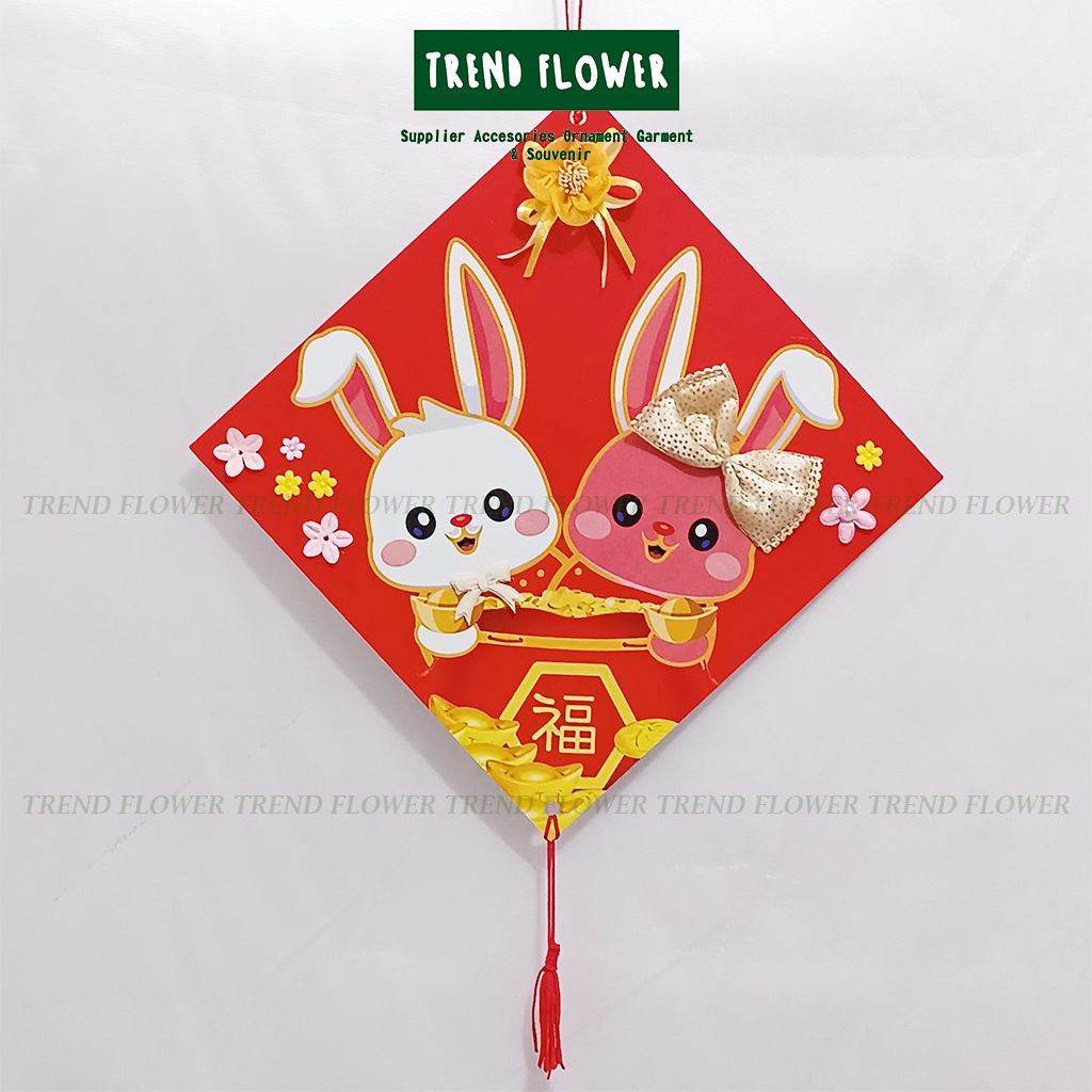 Jual HIASAN IMLEK PAJANGAN DINDING / PINTU Hiasan Dinding Imlek 2023