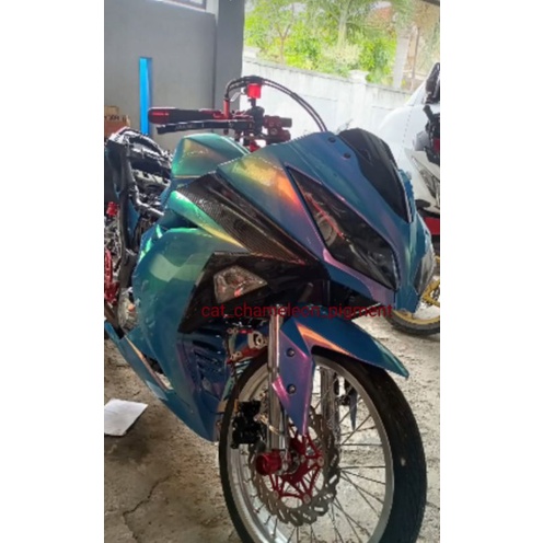 cat bunglon hypershift multychrome ABG81S Spesial grade+ base putih motor mobil bisa untuk semua das