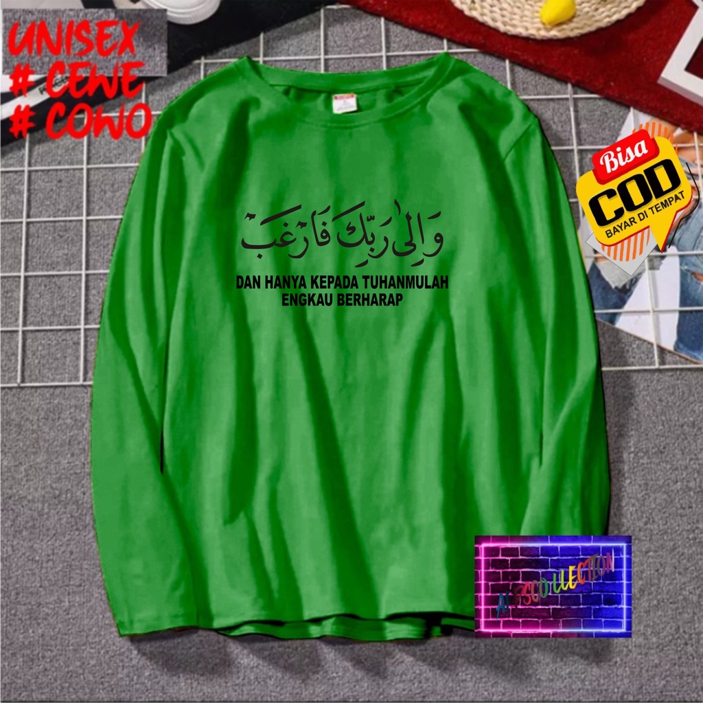 Cod Gratis Ongkir/Kaos DAN HANYA KEPADAMU TUHANMULAH ENGKAU BERHARAP/Kaos Santri SantriwatiKaos Pria Pesantren/Kaos Murah/Pakaian Pria  Pakaian Wanita Islam Dakwahl/Best Seller