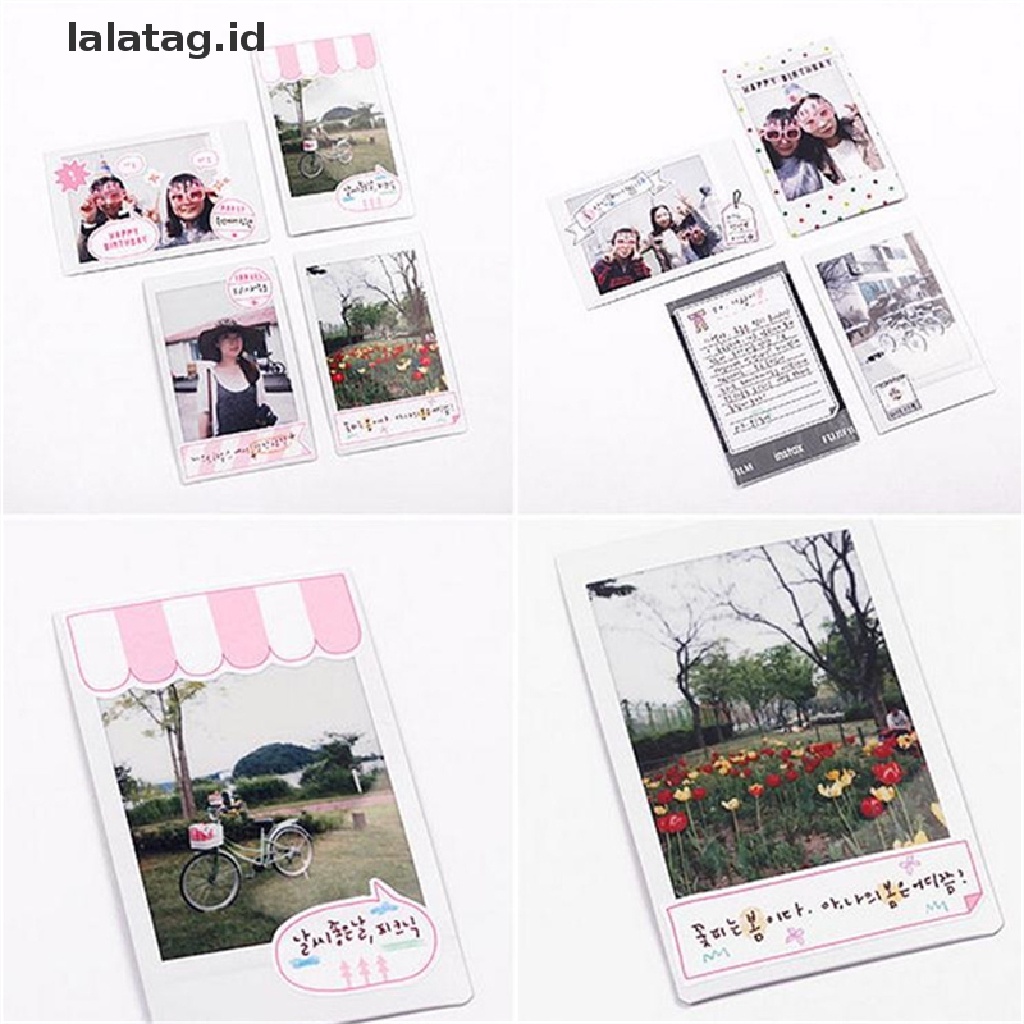 [lalatag] Pretty 6lembar DIY Kalender Photo Paper Sticker Scrapbook Diary Planner Dekorasi [ID]