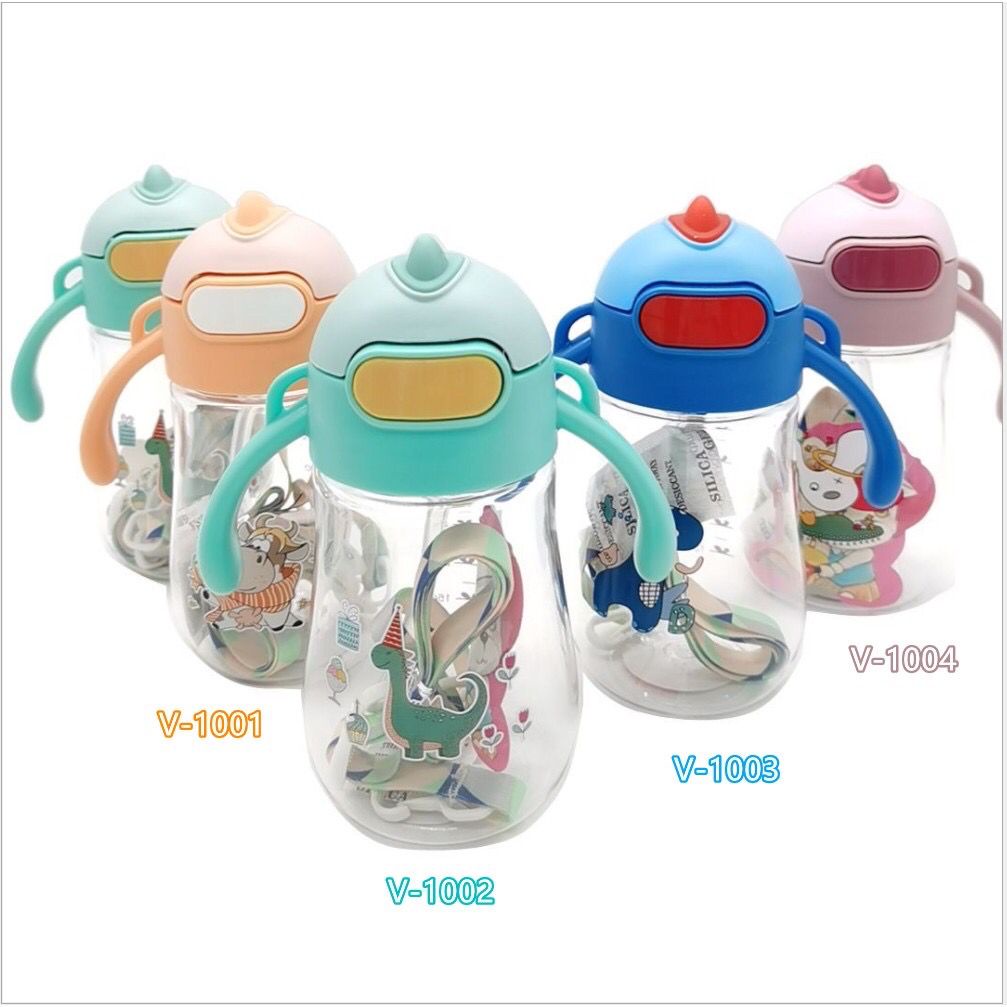 [TULALA SHOP]Botol Minum Anak Air mancur Motif Animal Childrens Botol Minum Anak karakter/