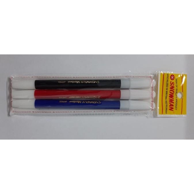 

Spidol Kecil Marker SNOWMAN SET 3 WARNA PW3A (HITAM BIRU MERAH)