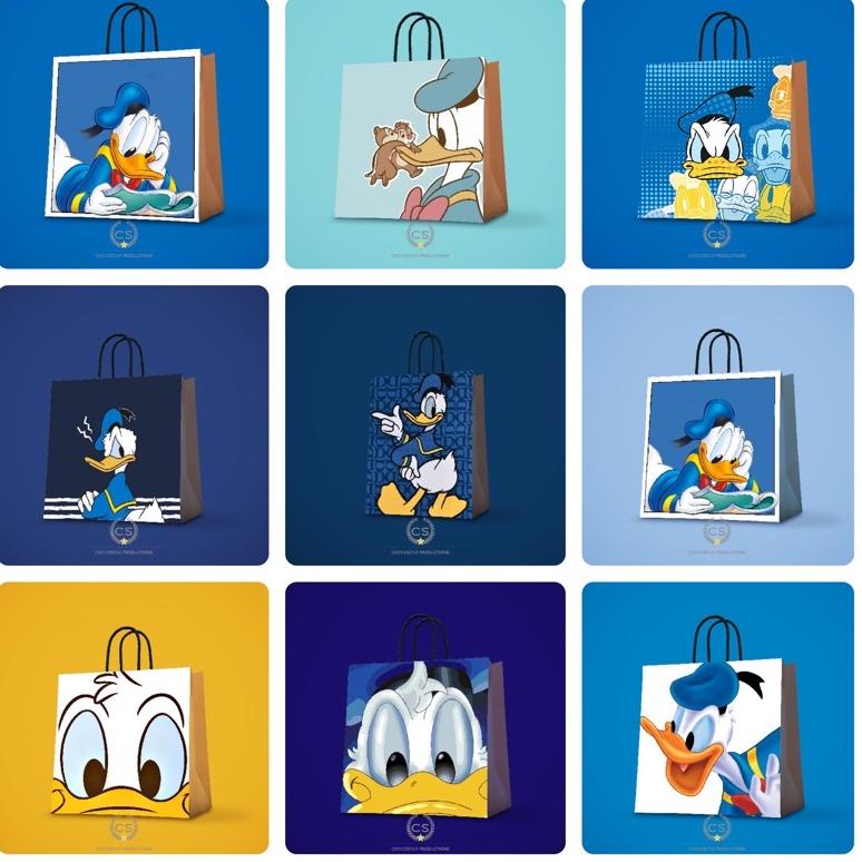 

COD paperbag donald duck/goodie bag donald/tas kertas tgqm9