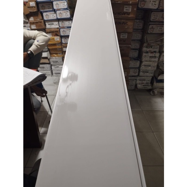 Plafon PVC Putih Polos Glossy