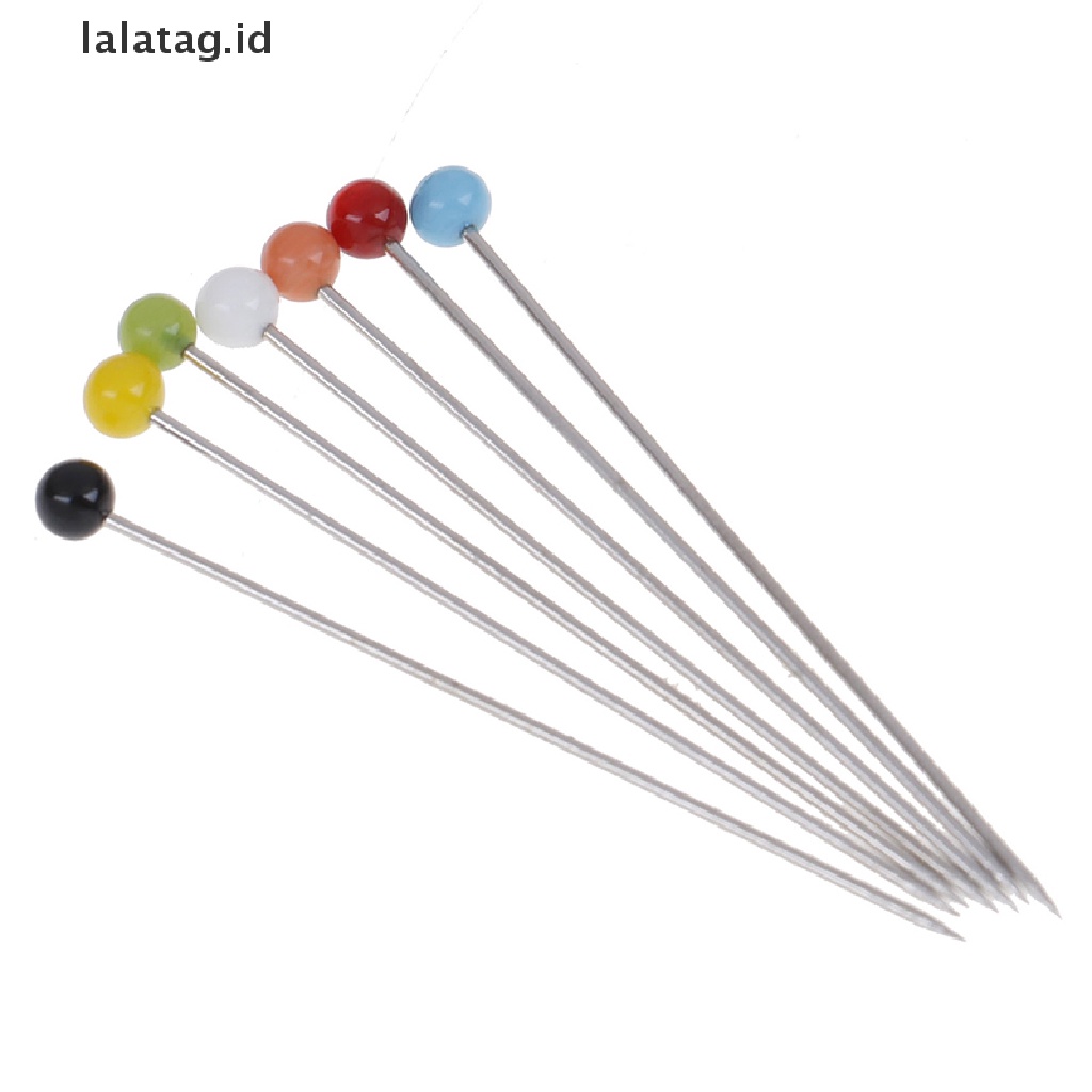 [lalatag] 250pcs/lot Jahit Lurus Dressmaking Pins Pearl Head Straight Quilg Pins [ID]