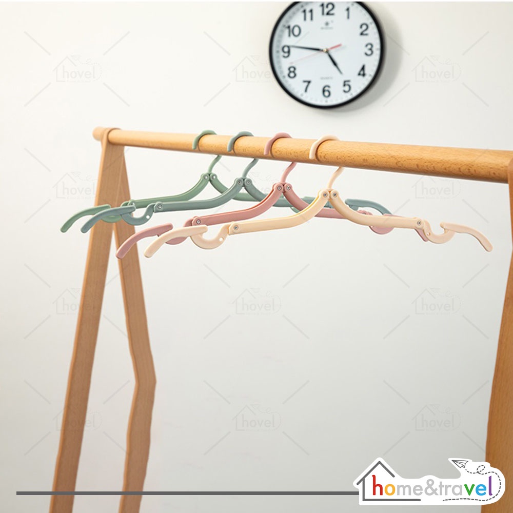 HOVELSHOP Hanger Baju Lipat Portable Laundry Gantungan Jemuran Baju Unik