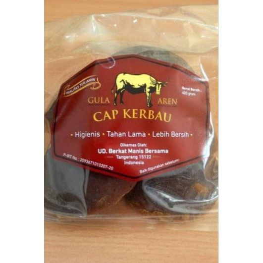 

Gula aren cap kerbau 400gr