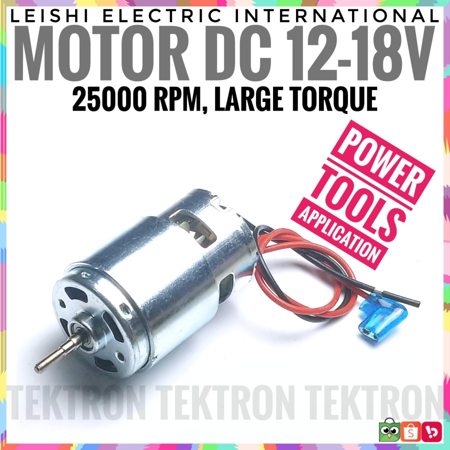 Motor DC 18V LS775ZF LS775 Dinamo 12-18V High Speed Torque Vacuum Cleaner Bor