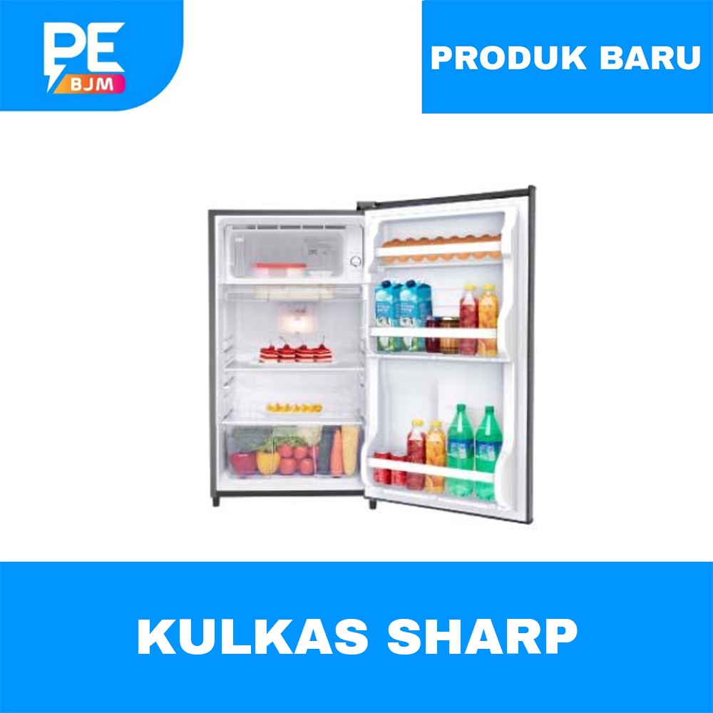 KULKAS SHARP 1 PINTU 128 LITER SJ-X165M-SR/SG