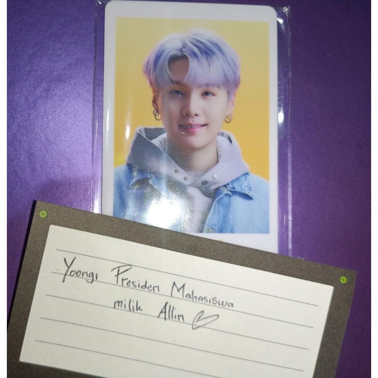 POB ID CARD PROOF COLLECTOR YOONGI
