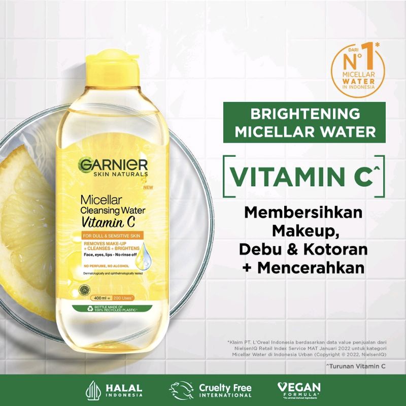 Garnier Micellar Cleansing Water Vitamin C 400ml