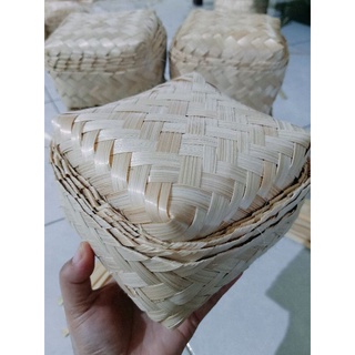 

[ Halodul ] Besek Bambu 12X12 Besek piti Besek Souvenir Besek Snack Besek Mini | besek bambu hampers lebaran