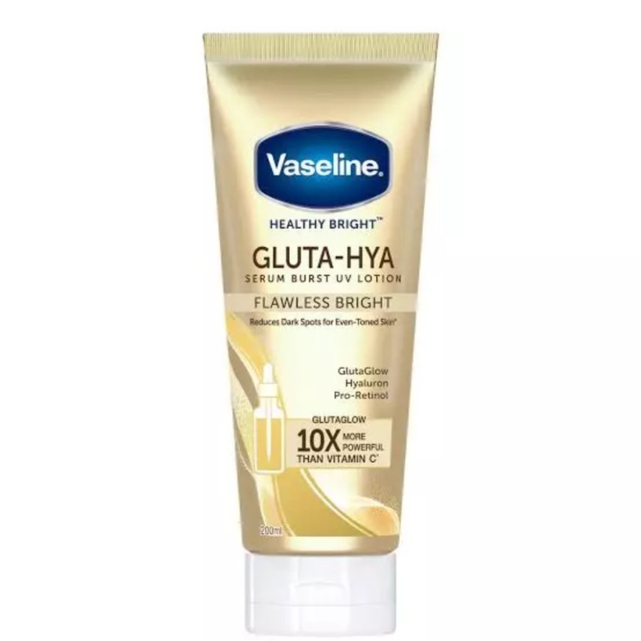 VASELINE GLUTA HYA SERUM BURST UV LOTION 200ML LOTION VASELINE FLAWLESS BRIGHT