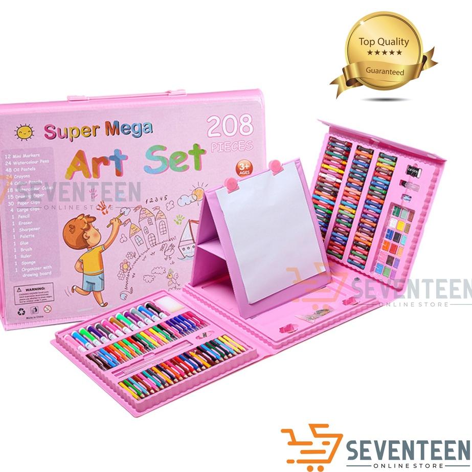 

경 SEVENTEEN ART SET ISI 208 ARTSET PENSIL WARNA ANAK KRAYON SET ISI 208 PENSIL WARNA MELUKIS GAMBAR COLOURING PENCIL Miliki !!