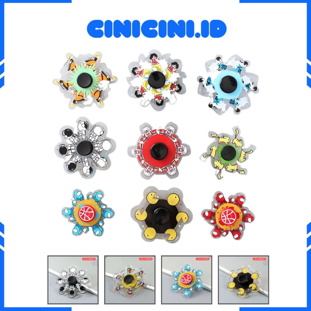 [ Cinicini ] Mainan Anak Spiner fidget 3D Mainan Spiner