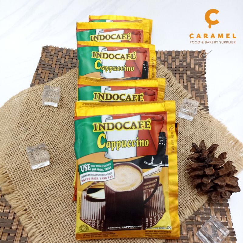 

Indocafe Cappucino Rtg-Coffe Indocafe Cappucino-Kopi Instan-Indocafe