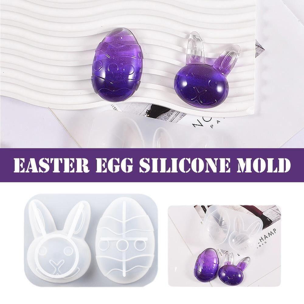 Preva Cetakan Telur Paskah Silicone DIY Pendant Tag Baking Mold