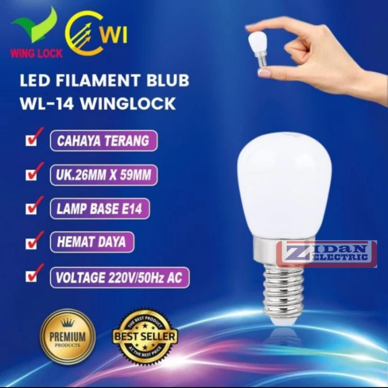 Lampu Kulkas Led E12 E14 3W / Lampu Tidur Led E12 E14 3 Watt Lovov