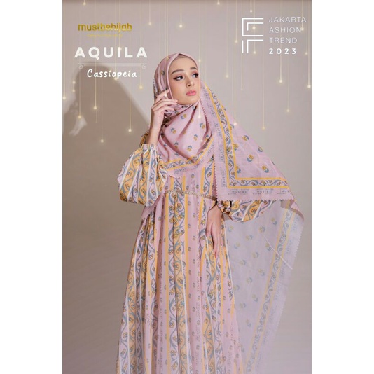 [MUSTBE HIJAB SYARI] GAMIS SYARI TERBARU / DRESS SET PRINTING " AQUILA - IED SERIES - CASSIOPEIA " B