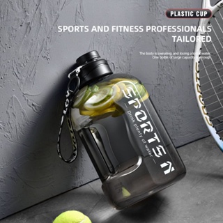 Termos Botol Minum Gym Fitness Olahraga Sport Water Bottle Jumbo 2700ml