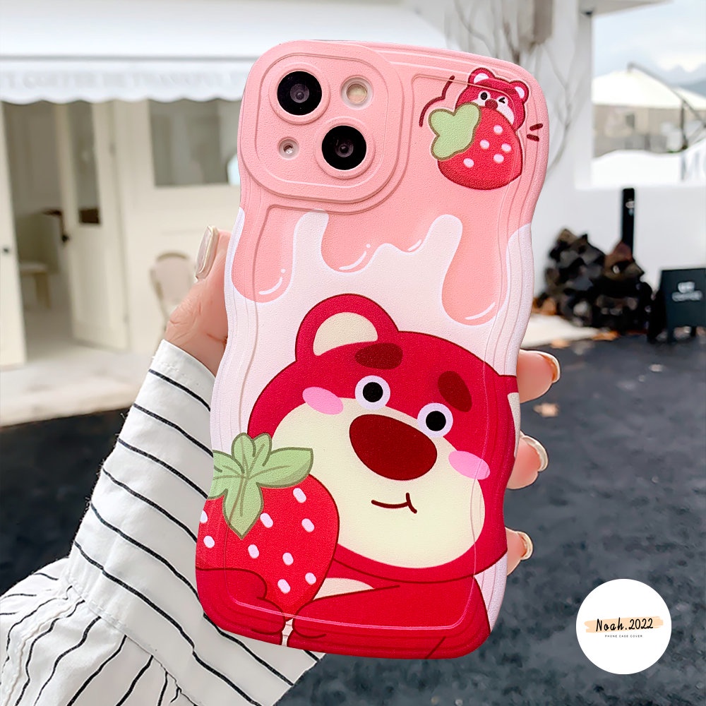 Soft Case Oppo A17 A17K A77 A57 A55 A15 A15s A76 A96 A54 A74 A16 A16s A16K A16E A53 A33 A5 A9 A12 A12E A7 A5s A3s Reno 8Z 8 7Z 7 6 5 Winnie the Pooh Lucu Wave Edge Sarung TPU Case