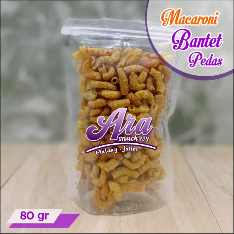 

Snack makanan ringan cemilan Makaroni pedas kemasan 80gr
