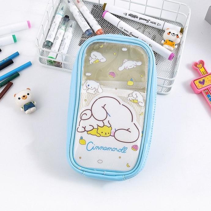 

Kotak pensil PVC sanrio ATK07 tempat pen alat tulis sekolah