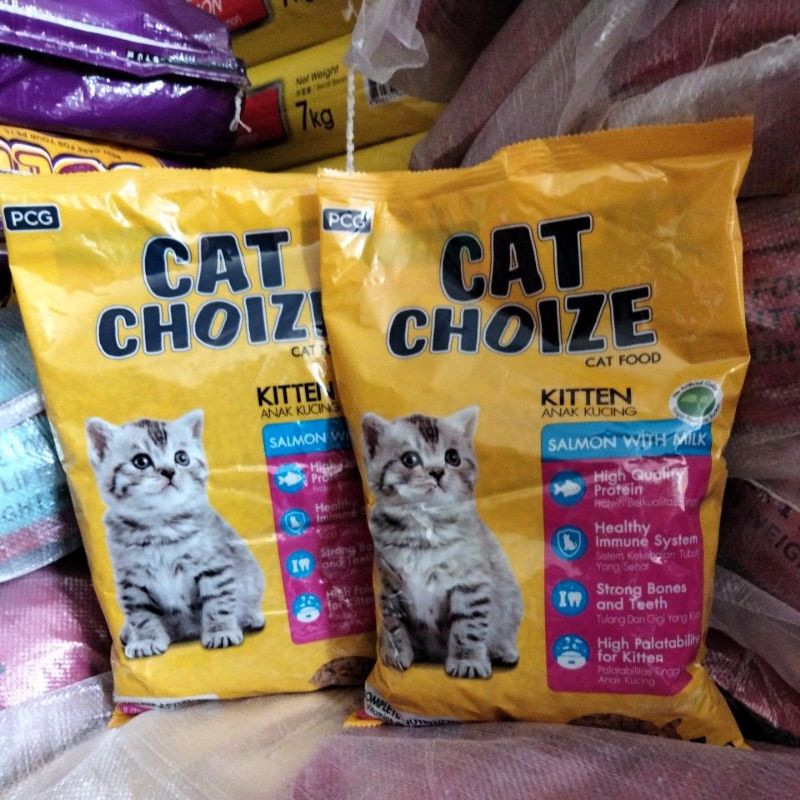 Makanan Kucing Cat Choize kitten Salmon fres Pack 1kg