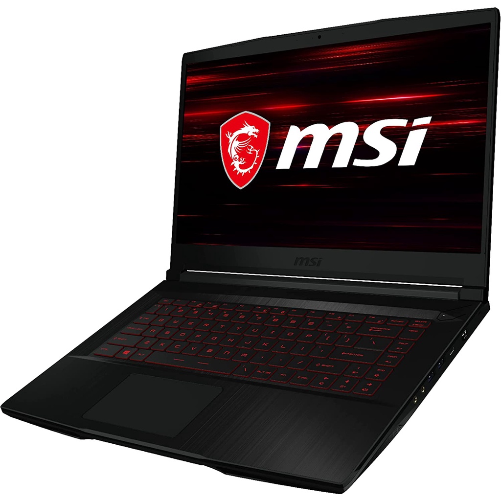 Laptop Gaming MSI GF63 THIN Intel Core I5 11400H Ram 32GB 1TB Nvidia GTX1650-4GB MAX-Q DESIGN FHD BL WIN11HOME BLACK