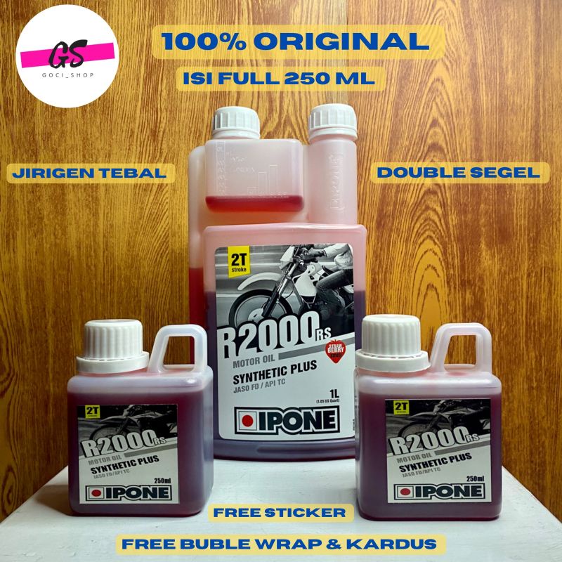 (FreeOngkir) Oli Samping Ipone R2000 2T Repack 250ML / Oli Samping Eceran Ipone 2Tak ipone Kemasan