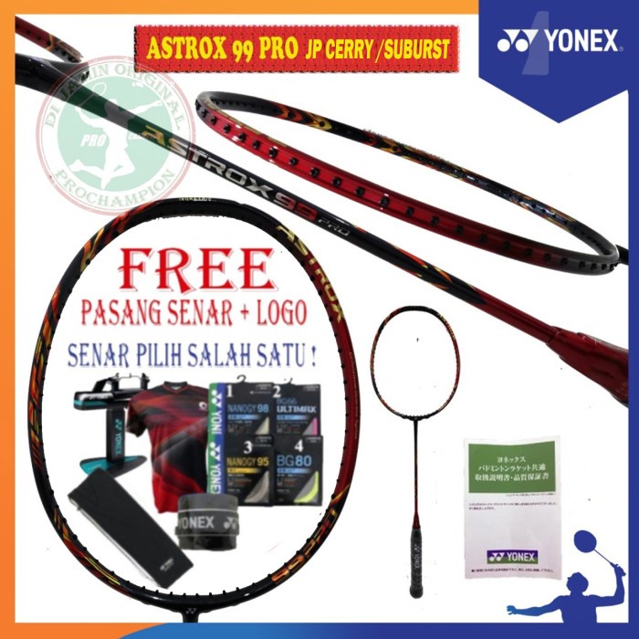 Raket Yonex Astrox 99 Pro Jp / Jepang / Japan Raket Badminton Ori (Kode Jp)