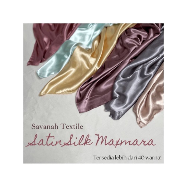 Kain Satin Meteran  Kain Satin Premium Kain Maxmara