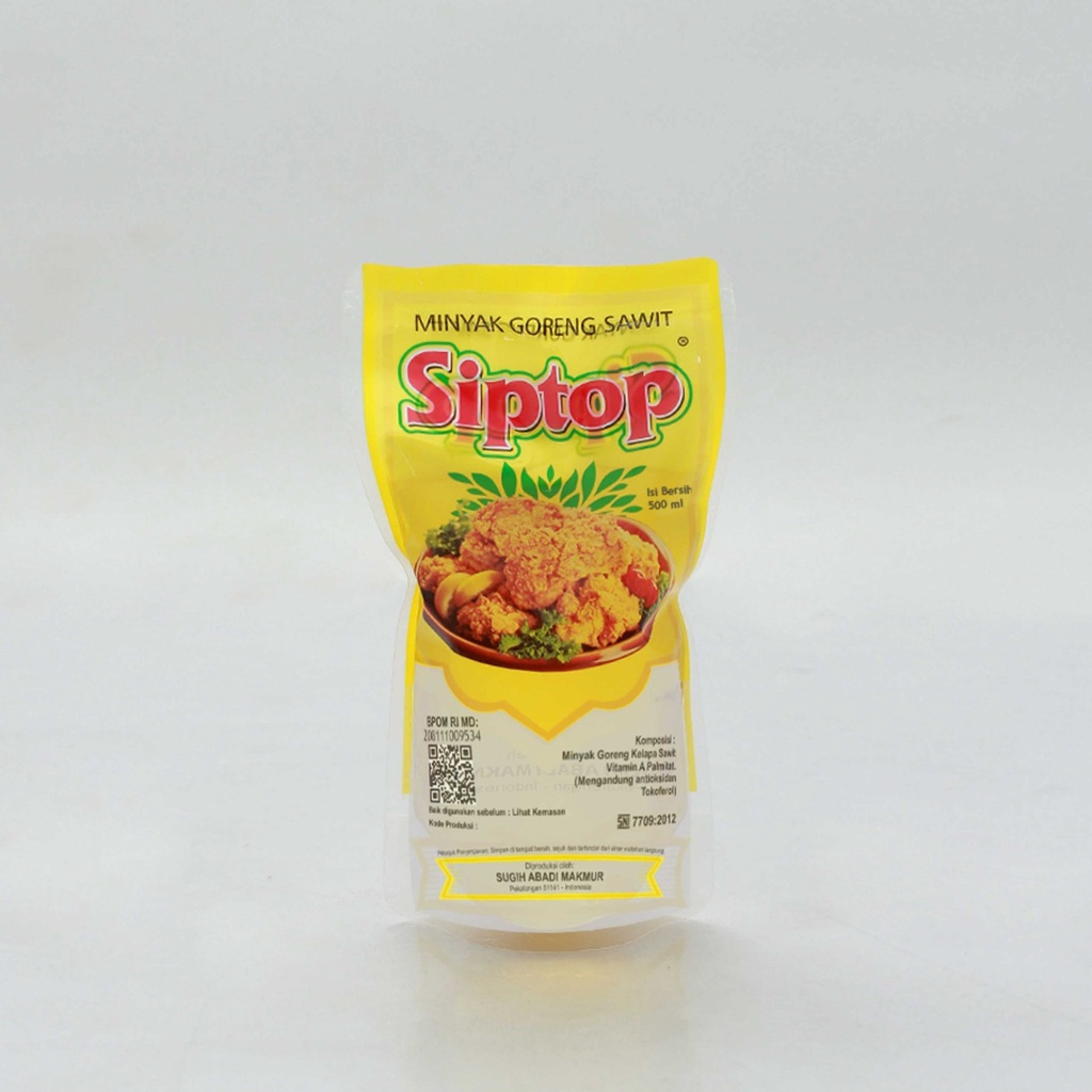 NUZ Minyak Goreng Kemasan Siptop 500 ml Pouch