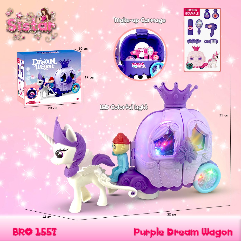 PROMO BRO1164 Bro1546 BRO1557 Boneka Putri Princess Sofia Frozen Kereta Kuda Kencana Dancing Mainan Perempuan SISTAR