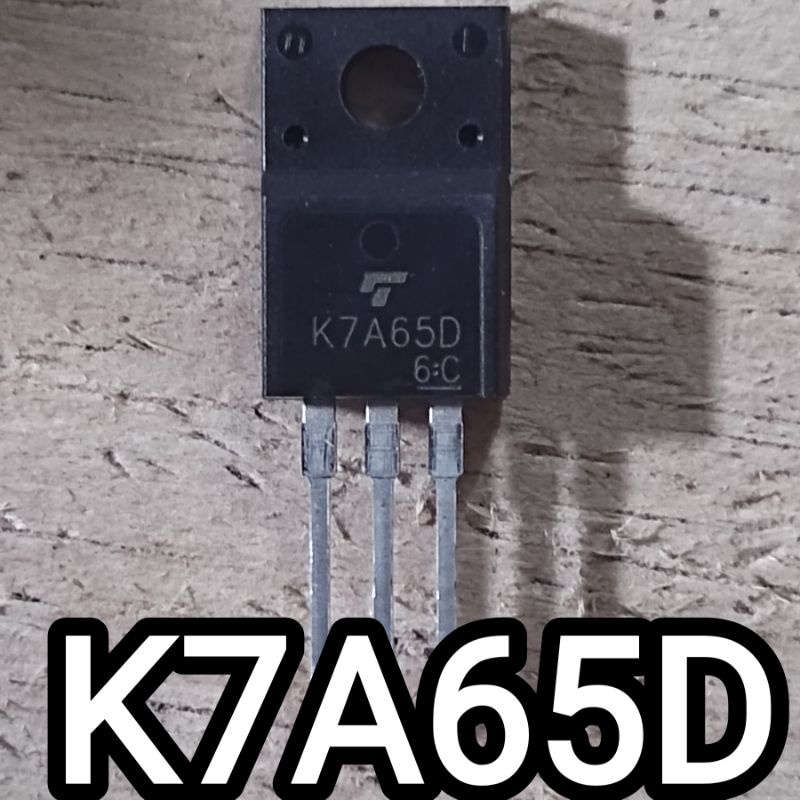 MOSFET FET K7A65D 7A65 TOSHIBA 7N65 K 7A65 D