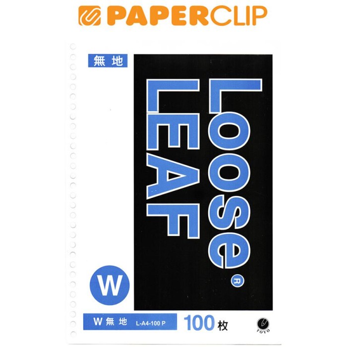 

Kertas Loose Leaf A4 Toyo L-100 Polos