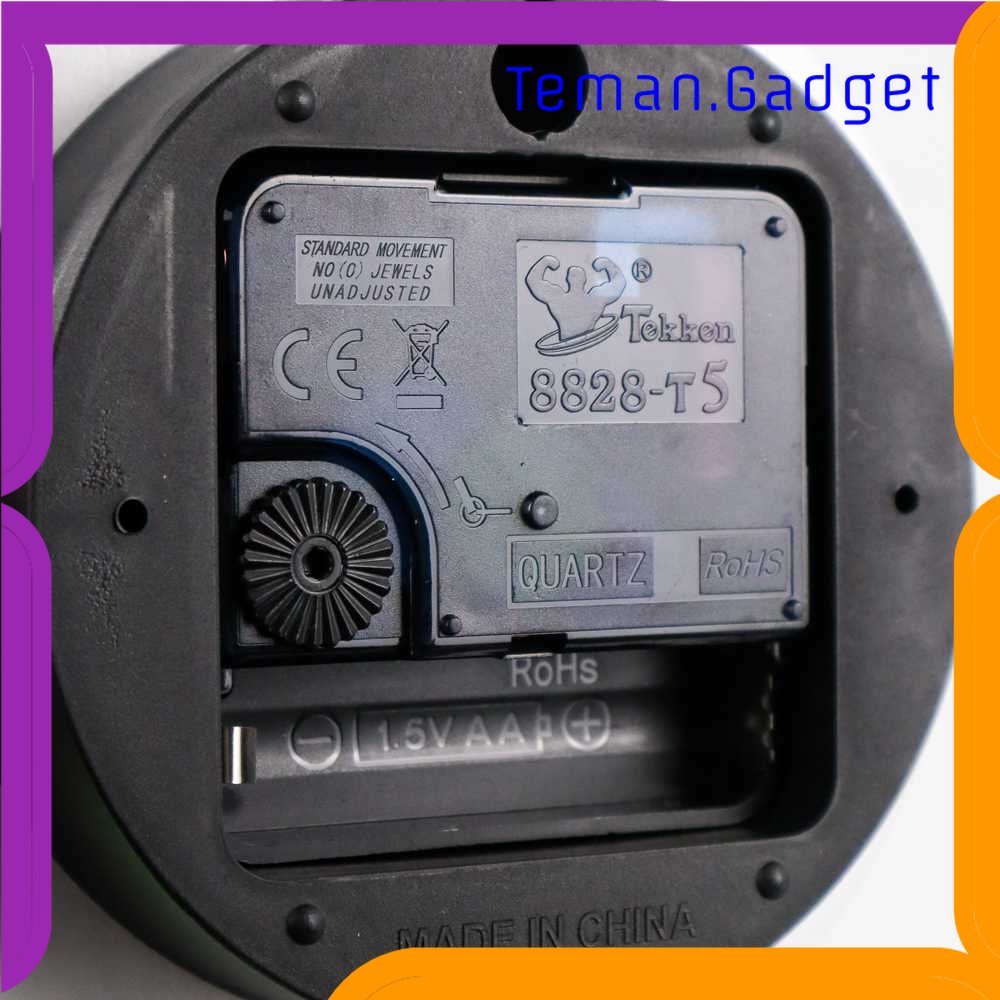 TG-PJM Taffware Jam Dinding Besar DIY Giant Glow in The Dark 80-130cm - JM-08