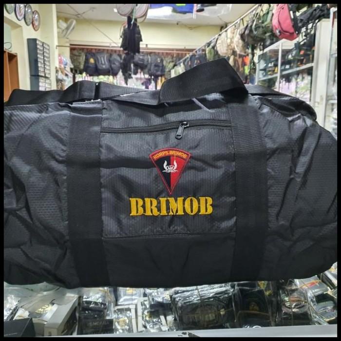 // Tas Guling Brimob Hitam| Tas Duffel Besar|Tas Baju Ukuran 82