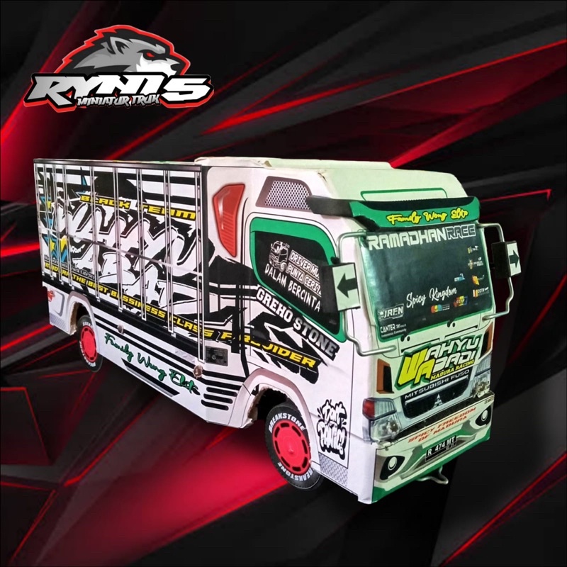 Miniatur Truk Oleng Mainan Anak Ukuran Panjang 30cm Variasi Tanpa Lampu Terpal Harga Termurah Miniat