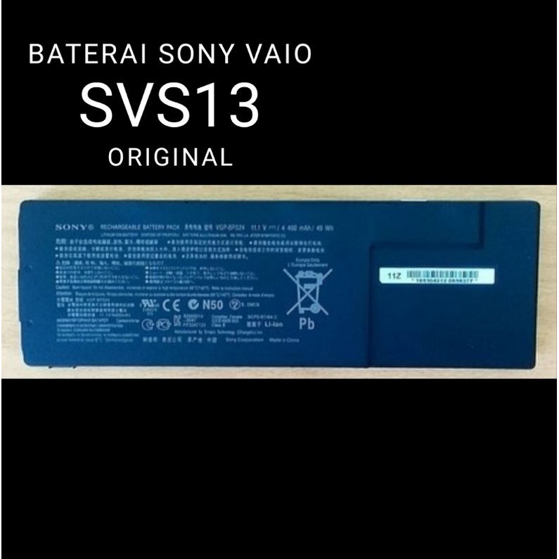 baterai laptop sony vaio SVS13 ,SVS131A12W