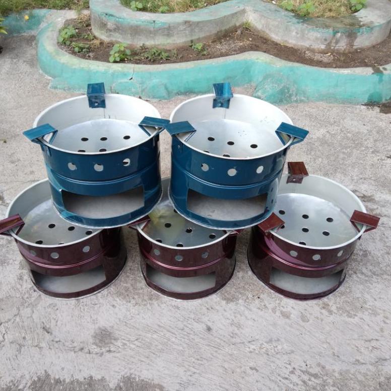 0IB Kompor Arang Ukuran Kecil , Tanggung & Besar / Tungku Arang / Tungku Ceret Angkringan / Anglo  /