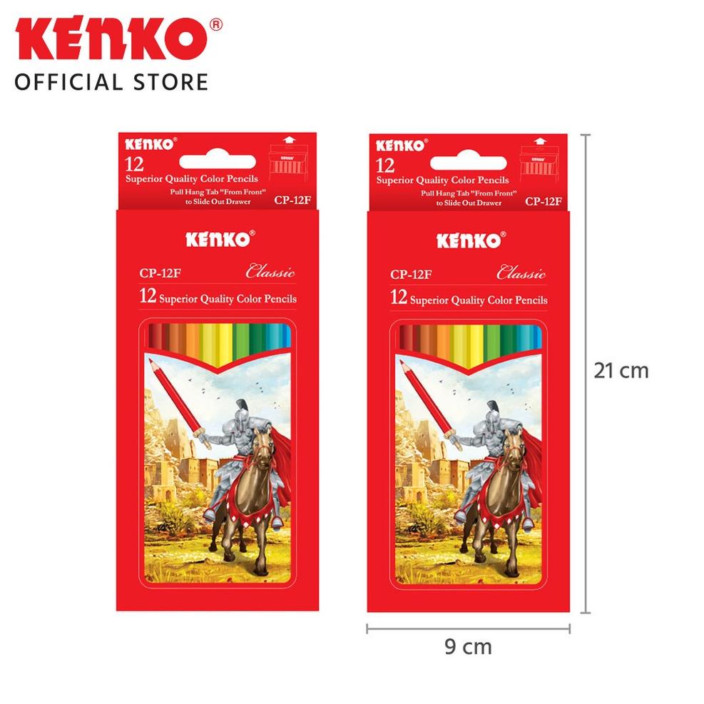 

✺✺ SOS Pensil Warna KENKO 12 Warna CP-12F Panjang /Pensil Mewarnai/Coloring Pencil